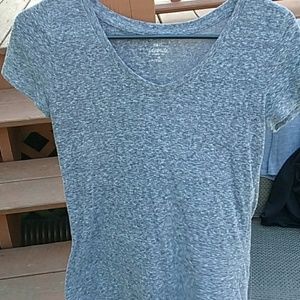 Rue 21- Favorite - V Neck Tee - light grey